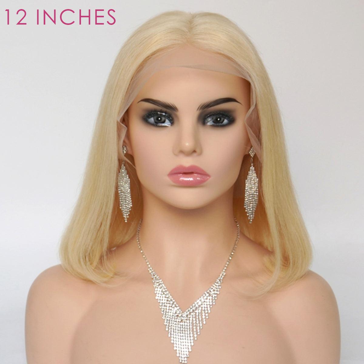 13x4 613 Blonde Lace Frontal BOB Wigs